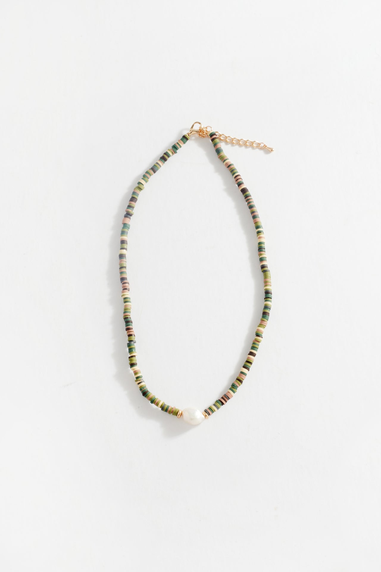 Festival Necklace in Olive