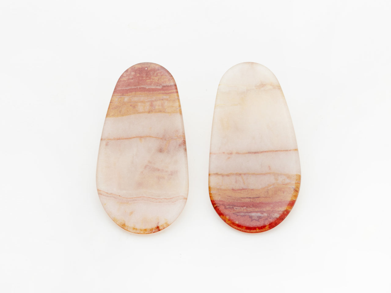Maple Earrings in Marble