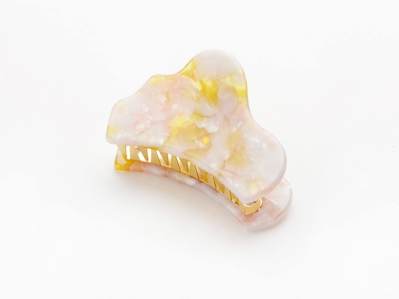 Laura Clip in Pink Marble
