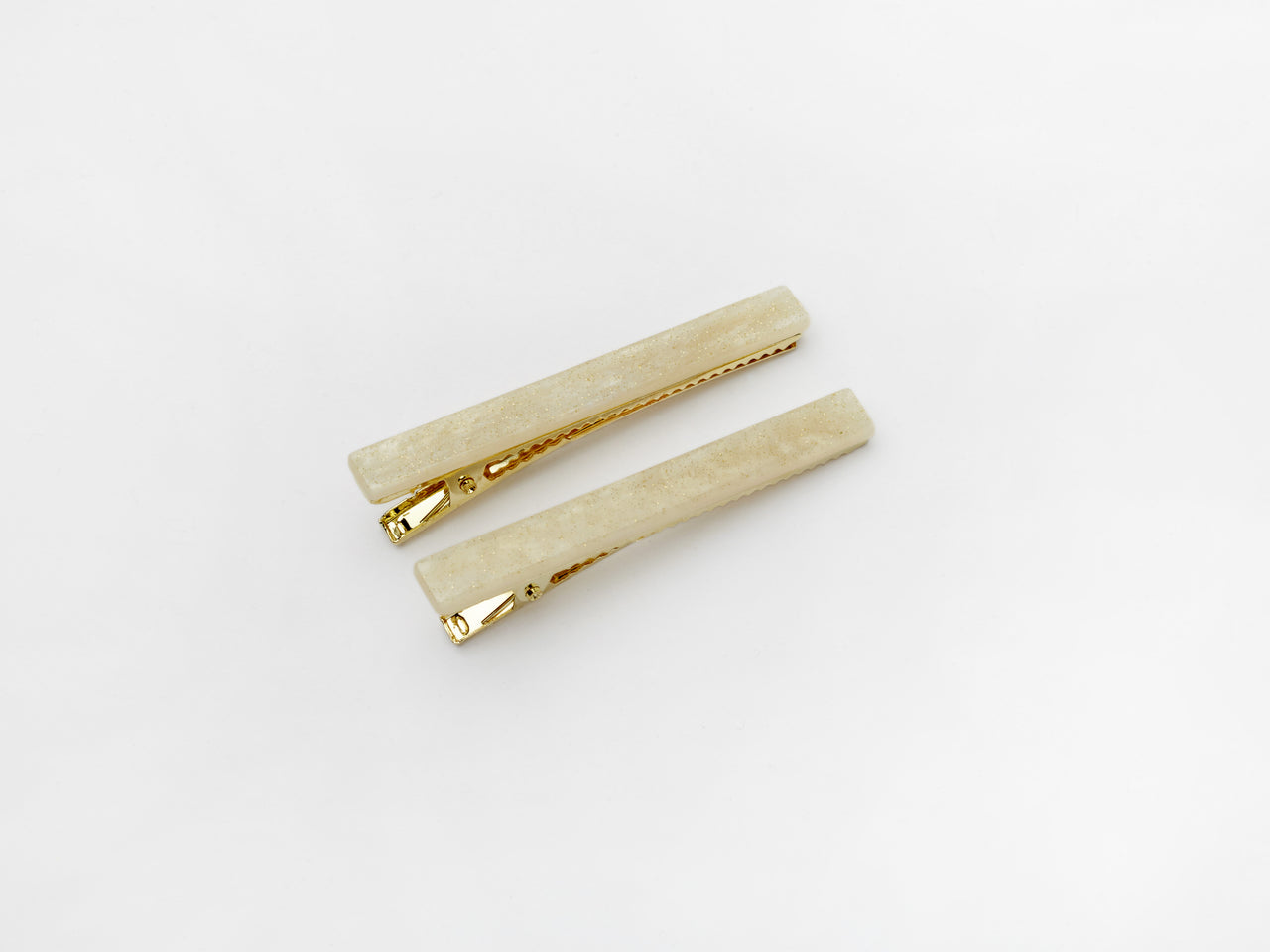 Sophie Clips in Ivory