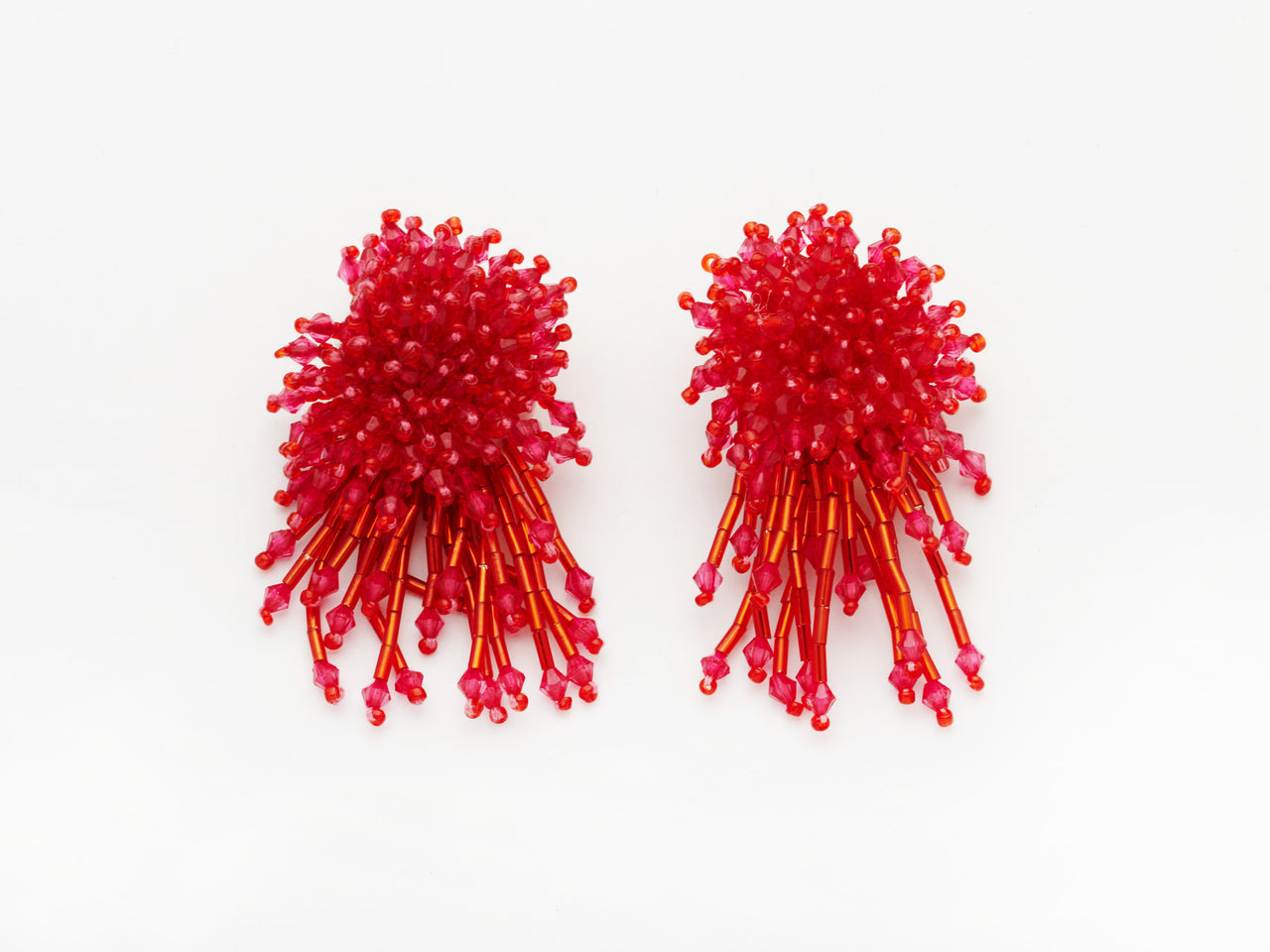 Nicolette Earrings in Red