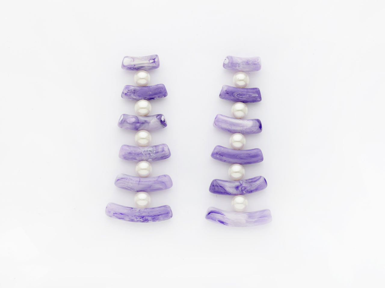 Clotilde Earrings Lilac