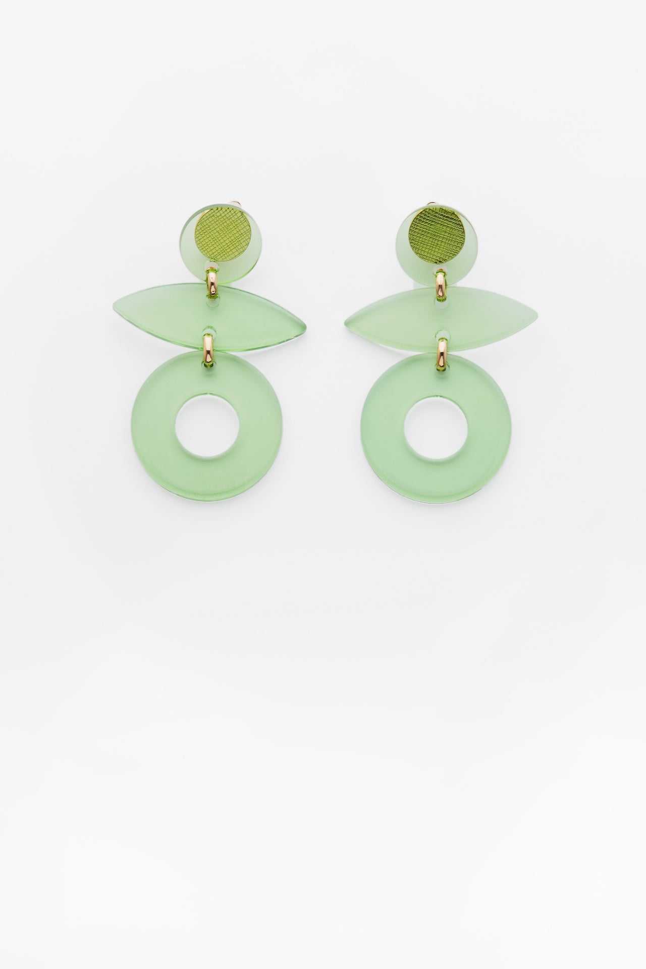 Evie Earrings in Green