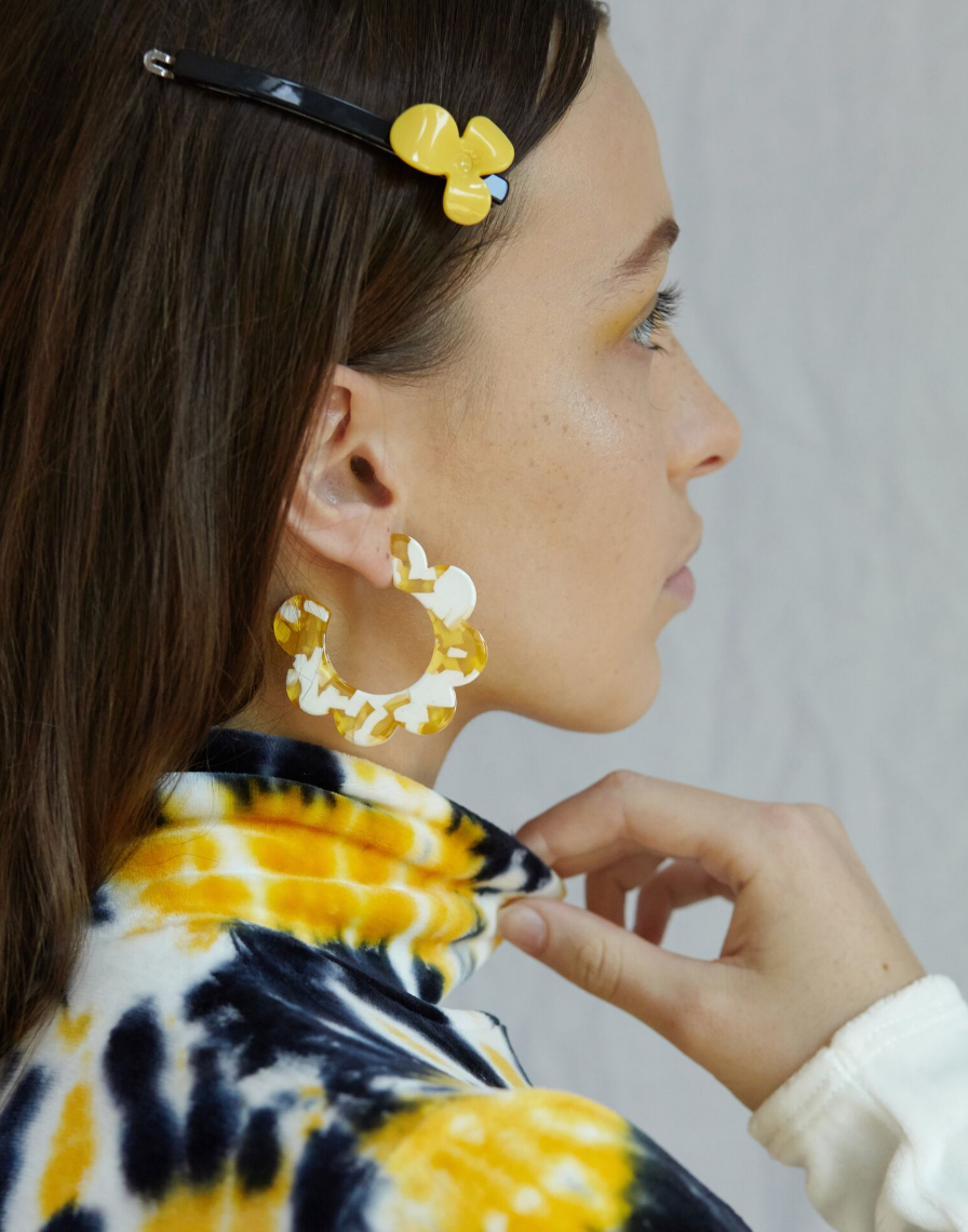 Maritza Earrings in Yellow
