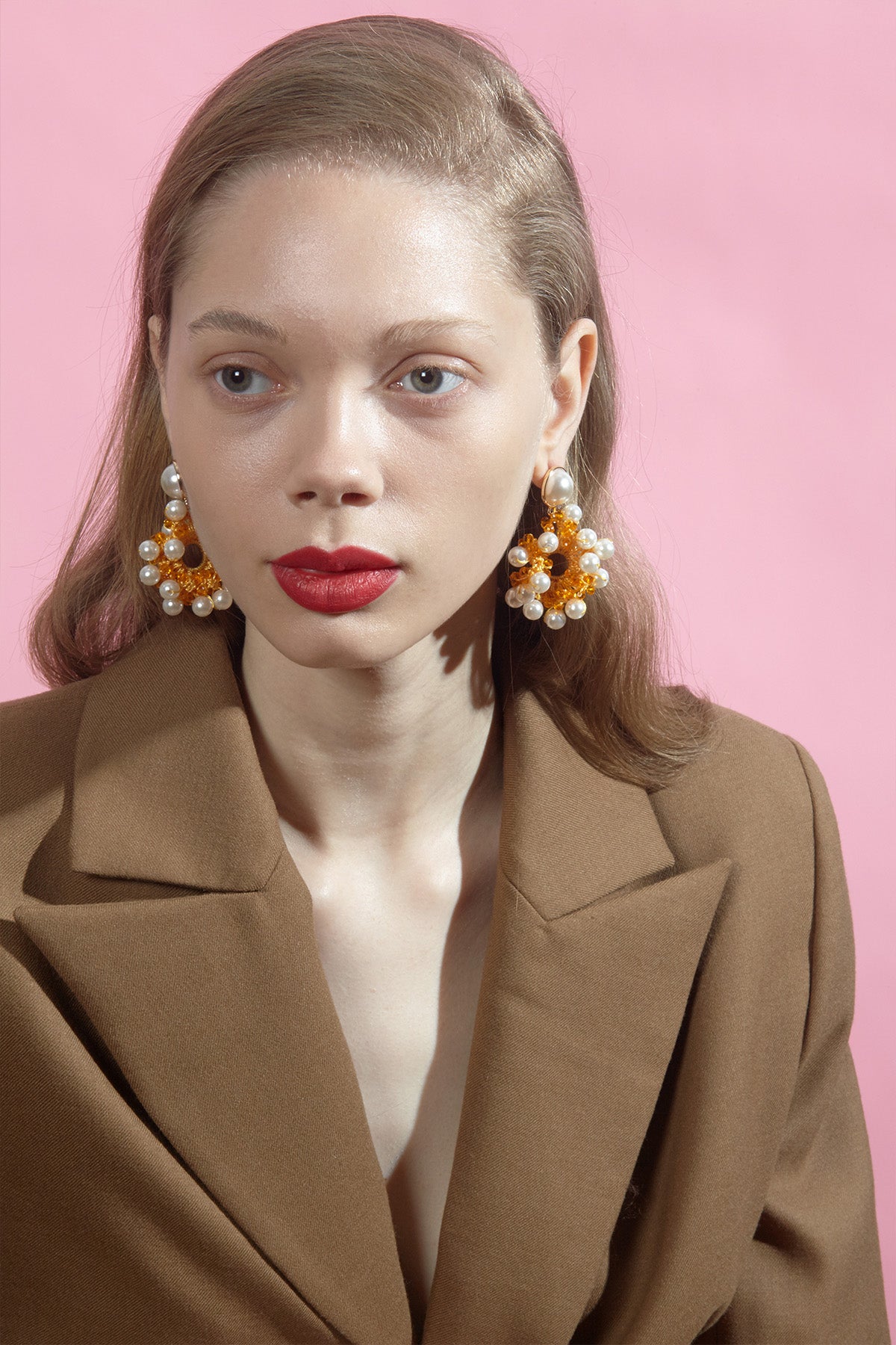 Bella Earrings in Amber • Valet Studio