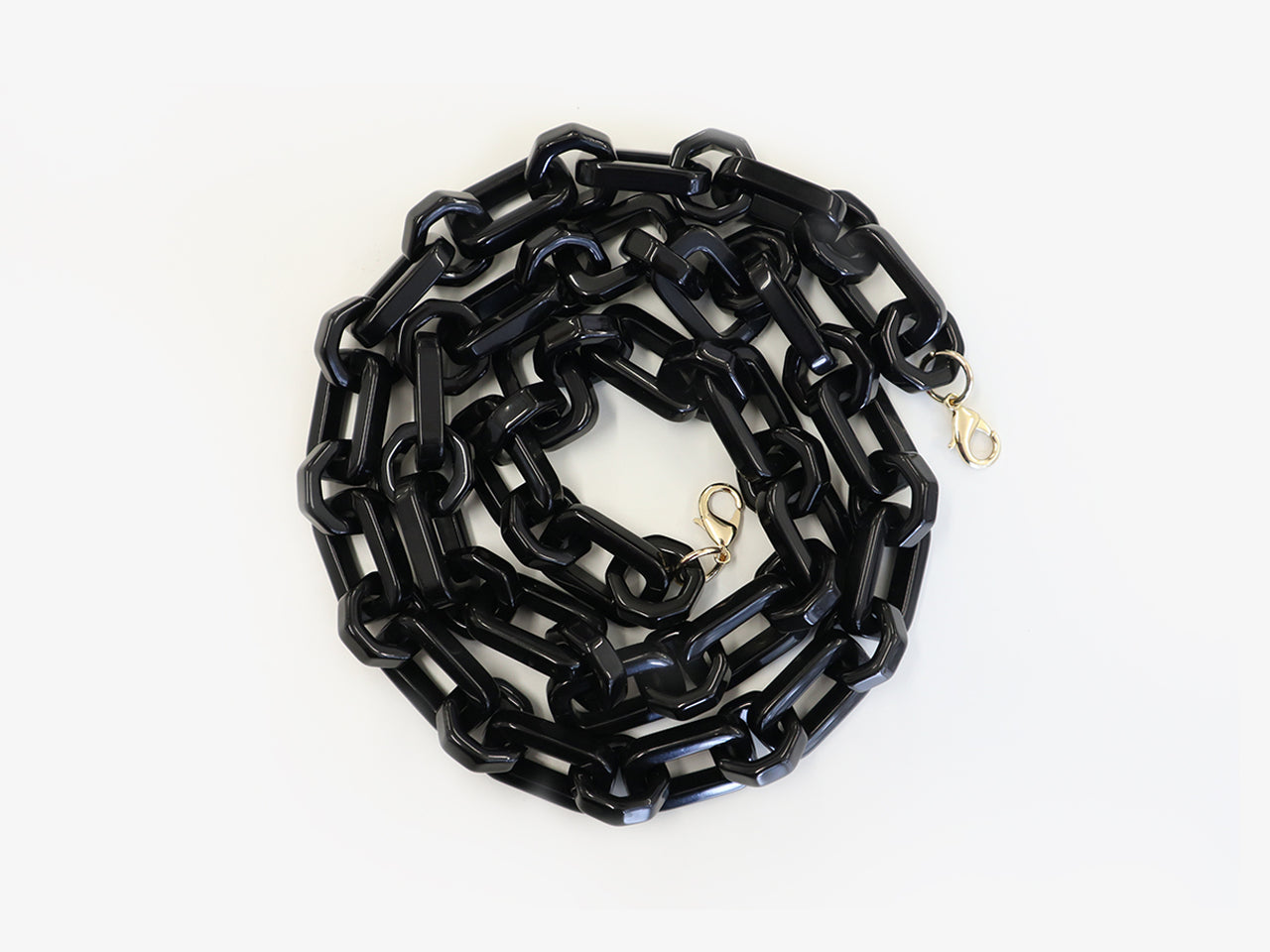 Resin Chain Strap Black