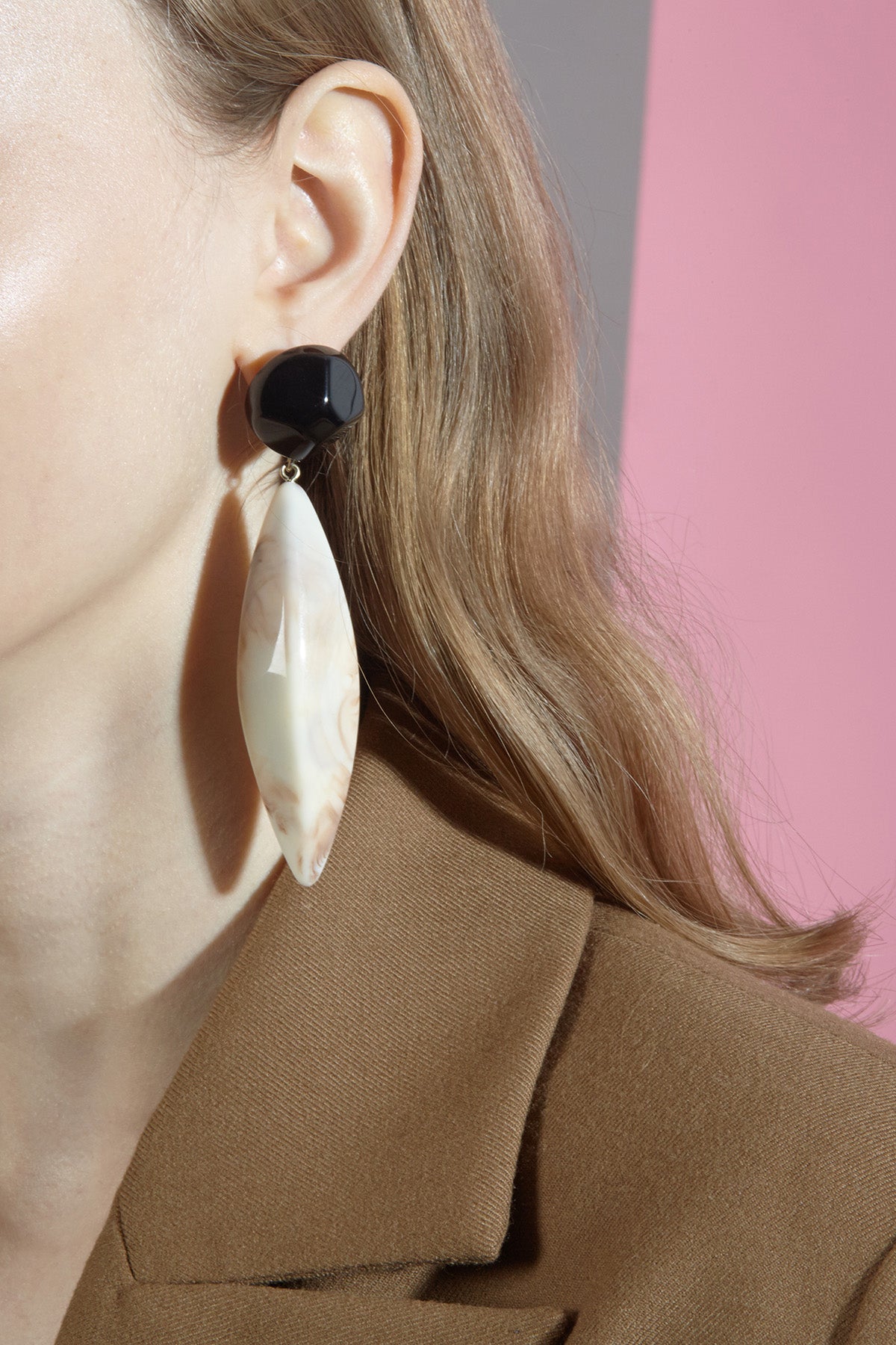 Margot Earrings in Ivory